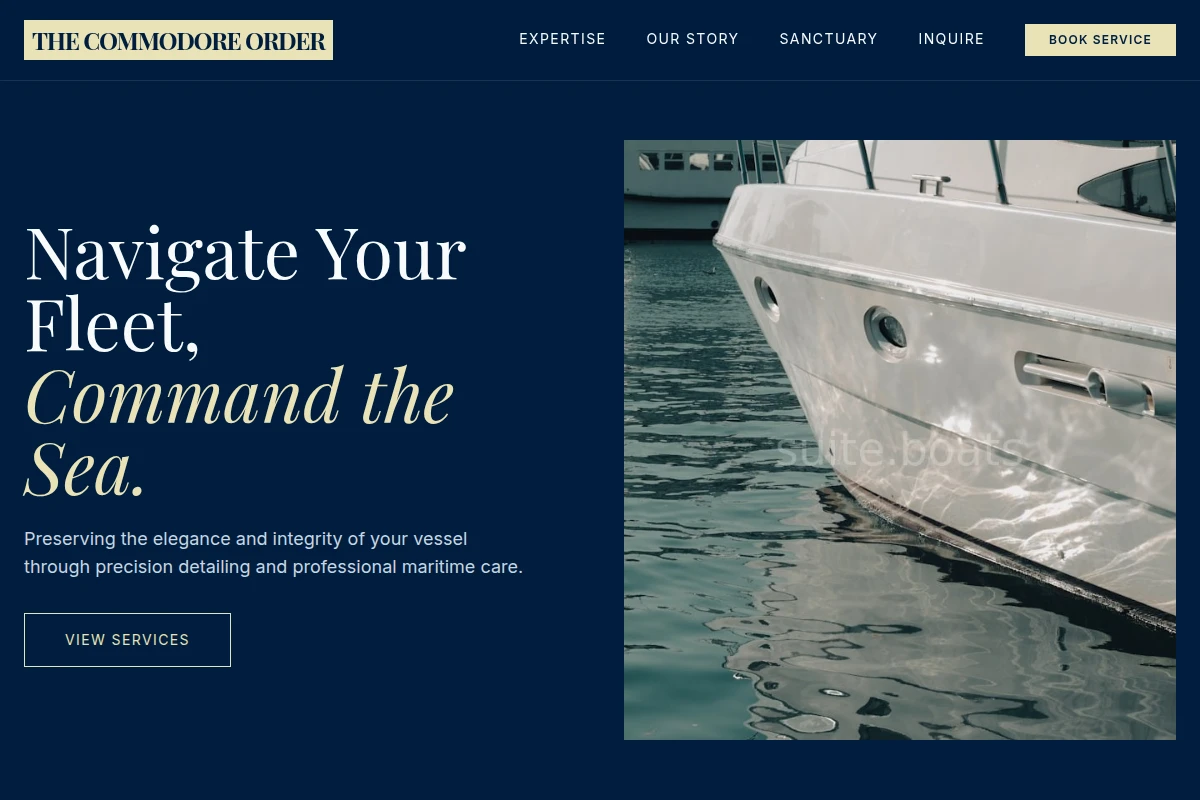 Nautical Boat Cleaning