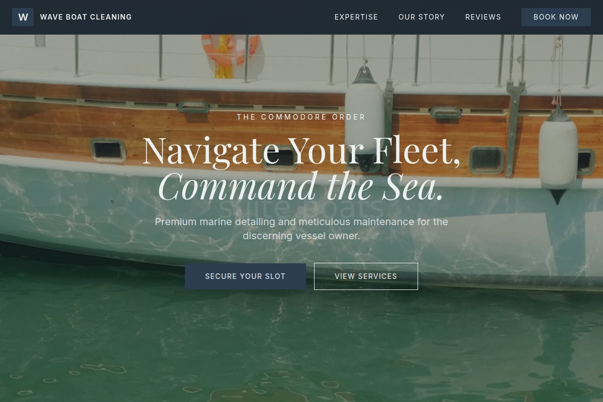 Wave Boat Cleaning