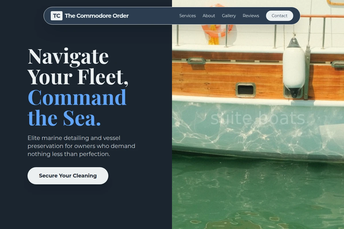 Vessel Boat Cleaning