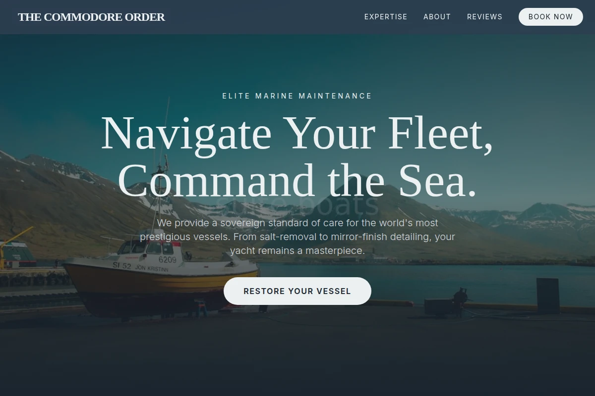 Ocean Boat Cleaning