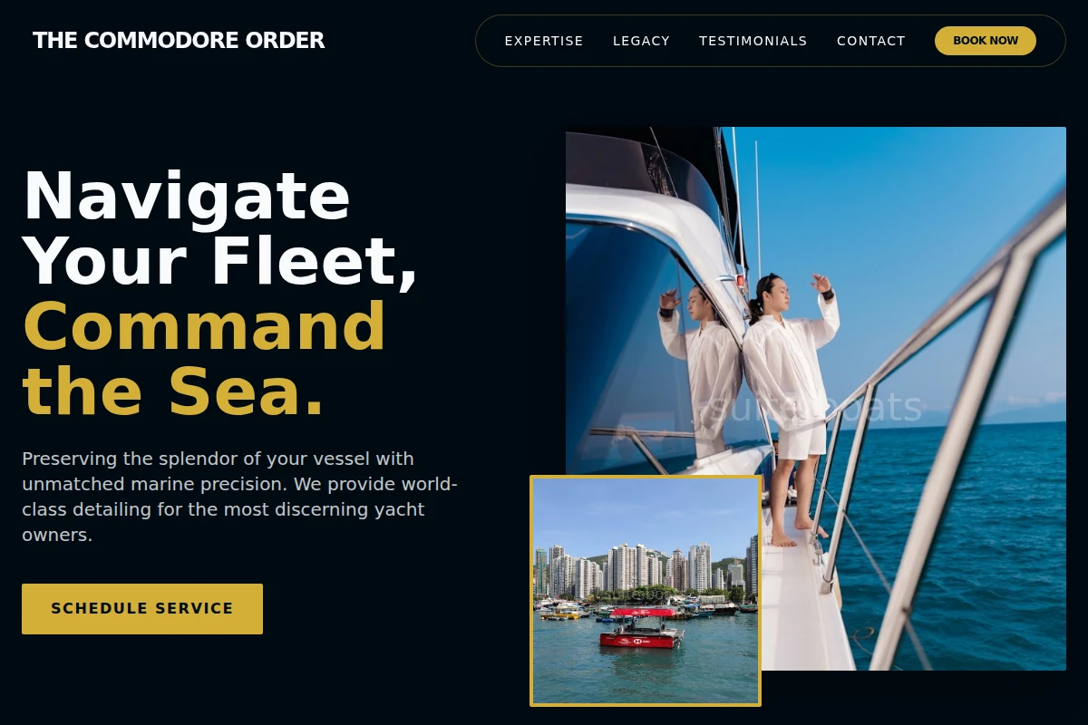 Ocean Boat Cleaning