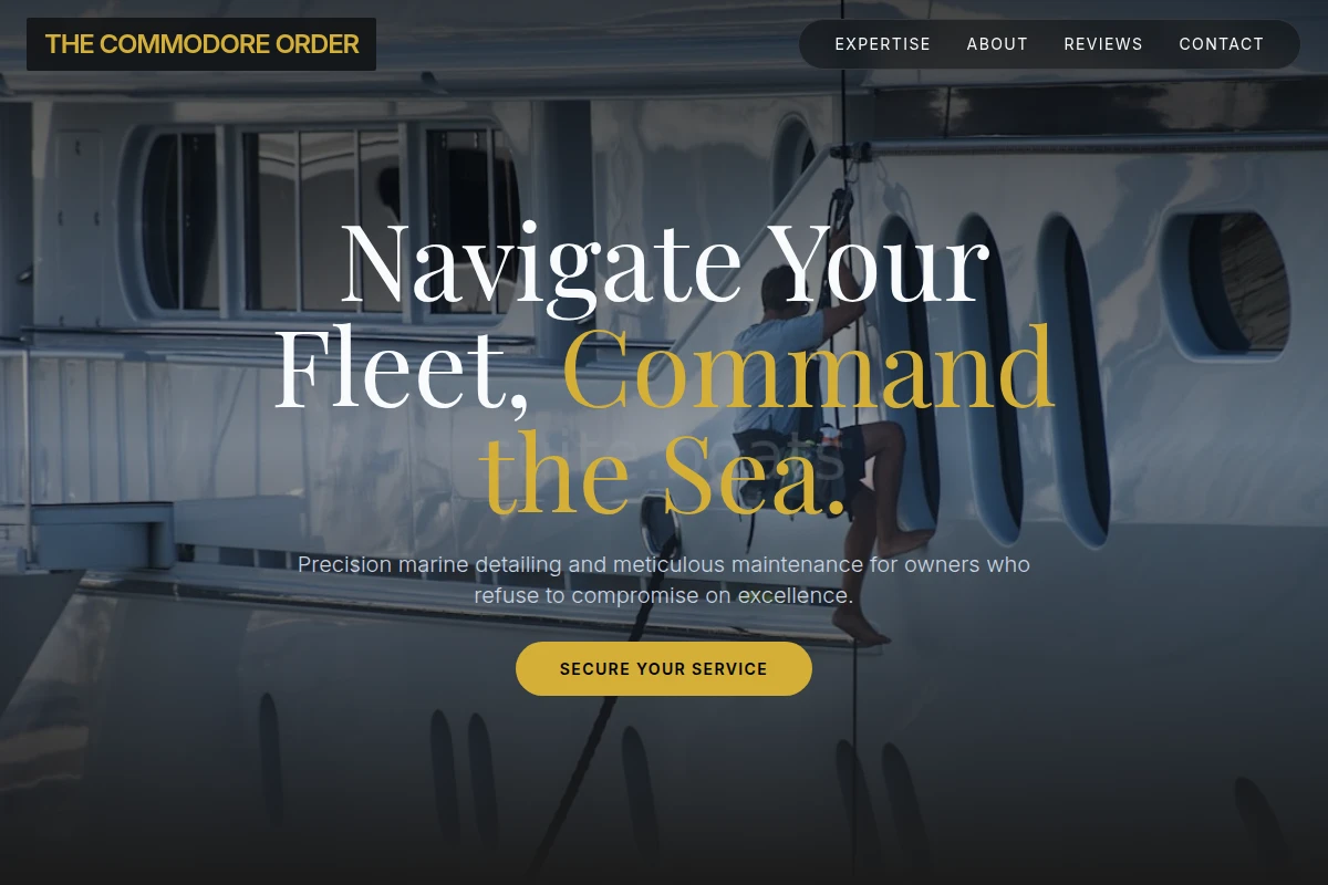 Sailor Boat Cleaning