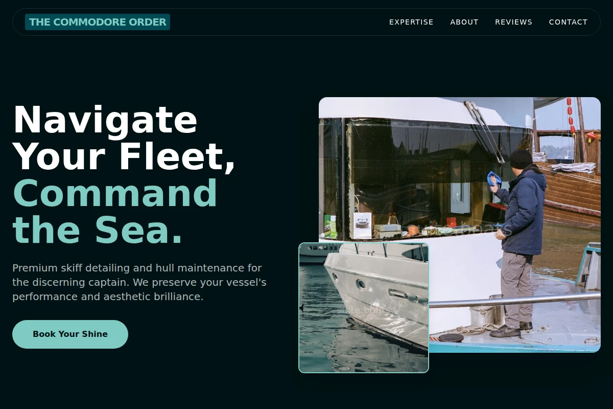 Skiff Boat Cleaning