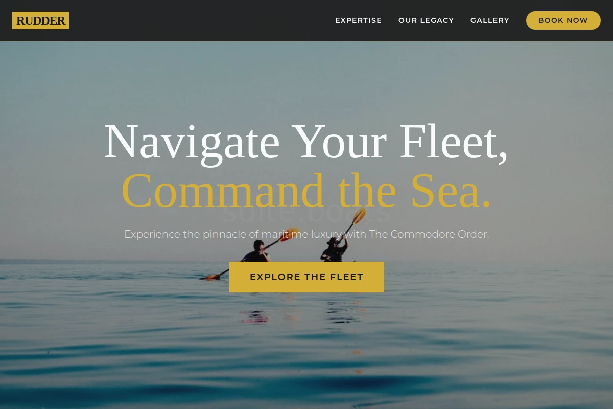 Rudder Water Sports